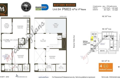 Condominio en venta en Miami, Florida, 2 dormitorios, 145.86 m2 № 2033120 - foto 29