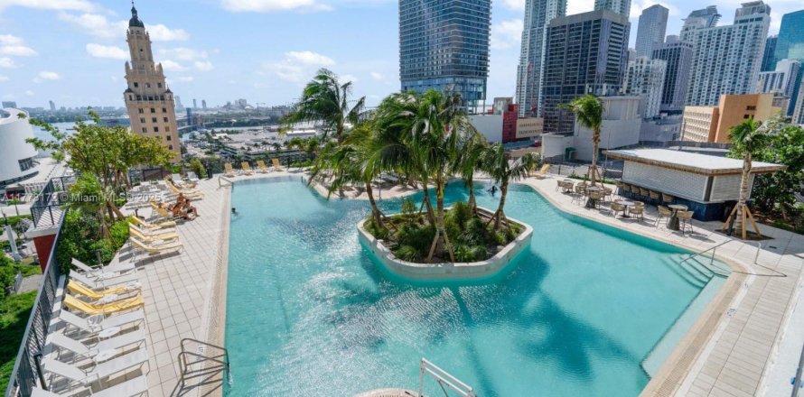 Condominio en Miami, Florida, 1 dormitorio № 1862695