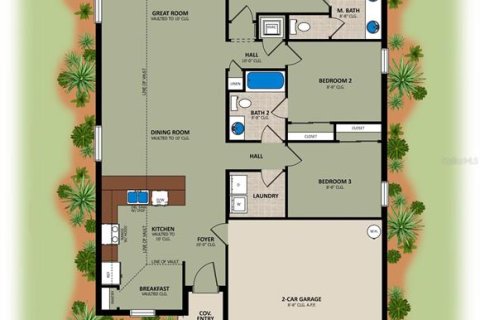 Casa en venta en Port Charlotte, Florida, 3 dormitorios, 140.38 m2 № 1558169 - foto 2