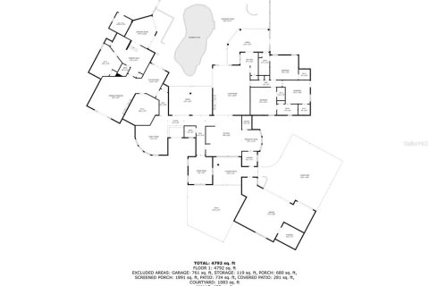 House in Lutz, Florida 4 bedrooms, 484.95 sq.m. № 1838859 - photo 12