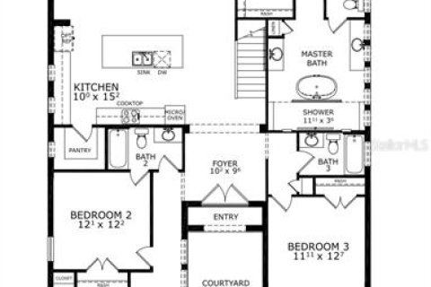 Villa ou maison à vendre à Palm Coast, Floride: 3 chambres, 287.81 m2 № 2234386 - photo 3
