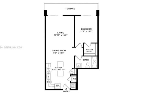 Apartment in Hallandale Beach, Florida 1 bedroom, 79.8 sq.m. № 2042931 - photo 21