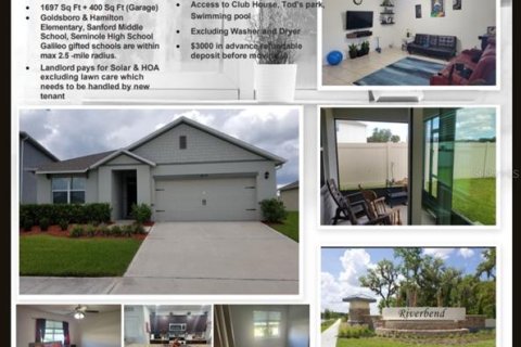 Villa ou maison à louer à Sanford, Floride: 3 chambres, 157.66 m2 № 1870604 - photo 2