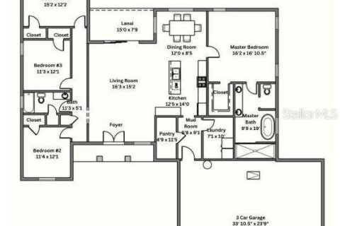 House in Sebring, Florida 4 bedrooms, 206.71 sq.m. № 1810617 - photo 2