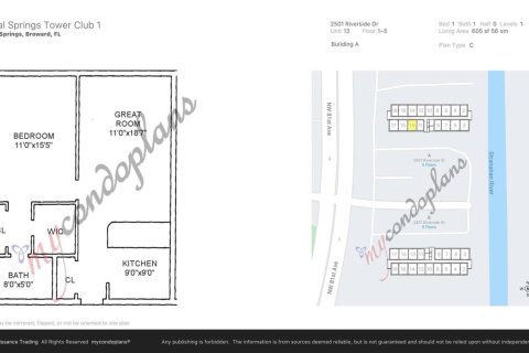 Copropriété à louer à Coral Springs, Floride: 1 chambre, 56.3 m2 № 2415626 - photo 12
