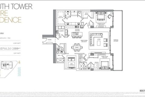 Condominio en alquiler en Fort Lauderdale, Florida, 2 dormitorios, 222.5 m2 № 2064530 - foto 21