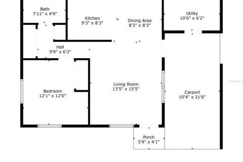 Villa ou maison à vendre à Beverly Hills, Floride: 1 chambre, 62.71 m2 № 1903553 - photo 6