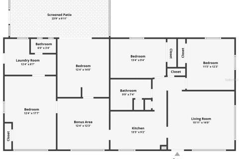 House in Saint Petersburg, Florida 3 bedrooms, 137.87 sq.m. № 1869349 - photo 21
