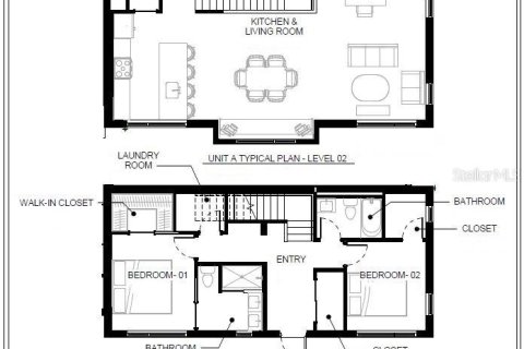 Townhouse in Saint Petersburg, Florida 2 bedrooms, 135.17 sq.m. № 1885708 - photo 8