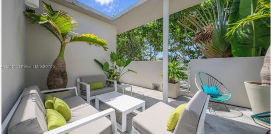 Townhouse in Miami Beach, Florida 2 bedrooms, 124.3 sq.m. № 1854765