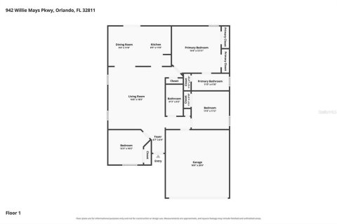 Villa ou maison à louer à Orlando, Floride: 3 chambres, 124.67 m2 № 2390875 - photo 16
