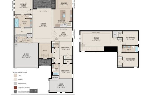 House floor plan «5BR-1», 5 bedrooms in Mirada By Metroplaces 