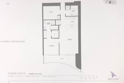 Снять в аренду кондоминиум в Майами, Флорида 2 спальни, 102.84м2, № 2046116 - фото 24