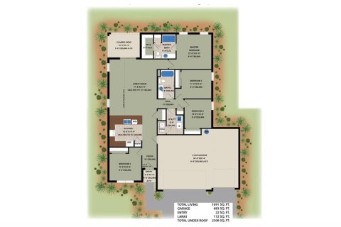 House in Rotonda, Florida 4 bedrooms, 157.1 sq.m. № 1528871 - photo 2
