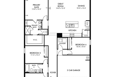 House in Winter Haven, Florida 4 bedrooms, 170.94 sq.m. № 1841783 - photo 1