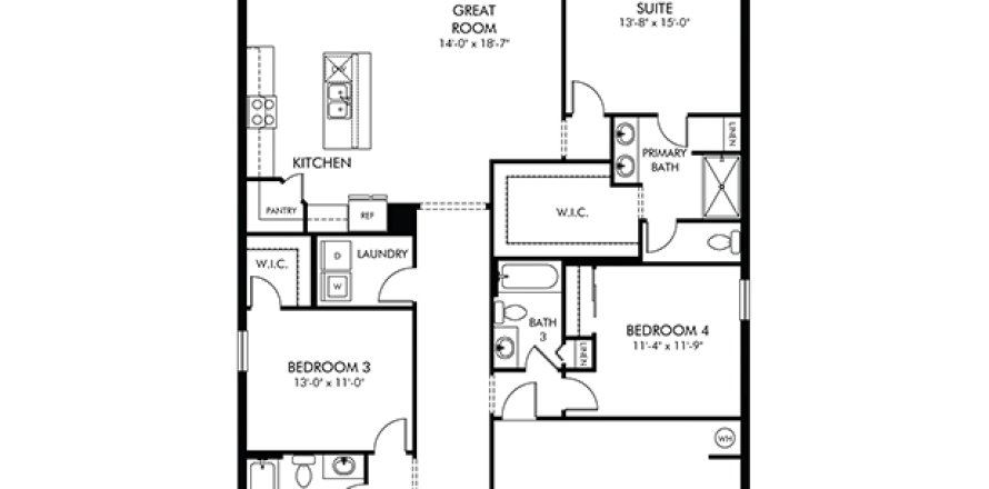 House in Brooksville, Florida 4 bedrooms, 184.69 sq.m. № 1876032