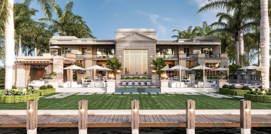 House in Indian Creek, Florida 9 bedrooms, 2590.95 sq.m. № 2018226