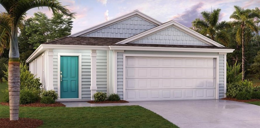 House in Bunnell, Florida 4 bedrooms, 141.77 sq.m. № 1808733
