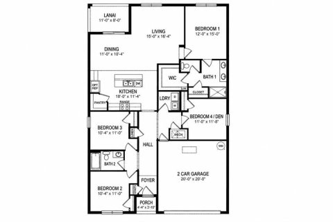 Villa ou maison à vendre à Bartow, Floride: 4 chambres, 171.5 m2 № 2398533 - photo 6
