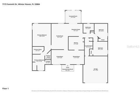 Villa ou maison à louer à Winter Haven, Floride: 3 chambres, 173.17 m2 № 2383522 - photo 2