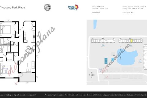 Condominio en venta en Saint Petersburg, Florida, 2 dormitorios, 92.9 m2 № 2101513 - foto 29