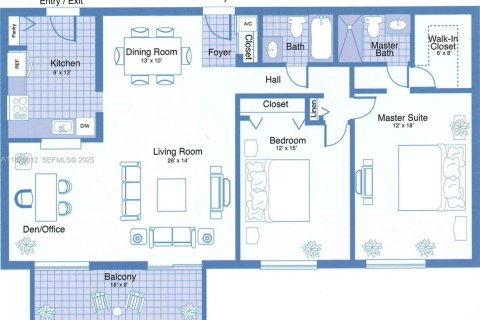 Купить кондоминиум в Хайалиа, Флорида 2 спальни, 135.45м2, № 1982015 - фото 24