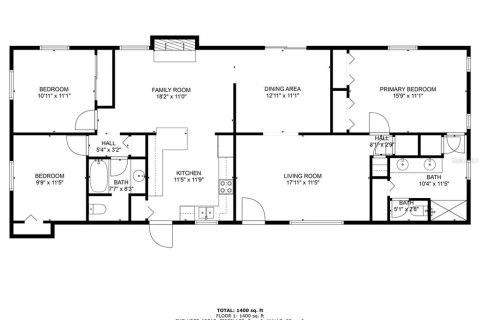 Casa en venta en Ocala, Florida, 3 dormitorios, 146.32 m2 № 1907015 - foto 19