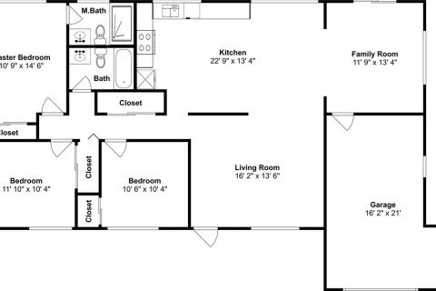 House in Palm Bay, Florida 3 bedrooms, 124.86 sq.m. № 1678133 - photo 13