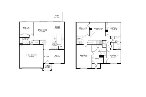 House floor plan «House», 5 bedrooms in Silverstone North
