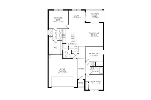 House floor plan «154SQM», 3 bedrooms in NORTH PARK ISLE