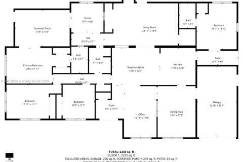 House in South Miami, Florida 5 bedrooms, 254.37 sq.m. № 1953014 - photo 5