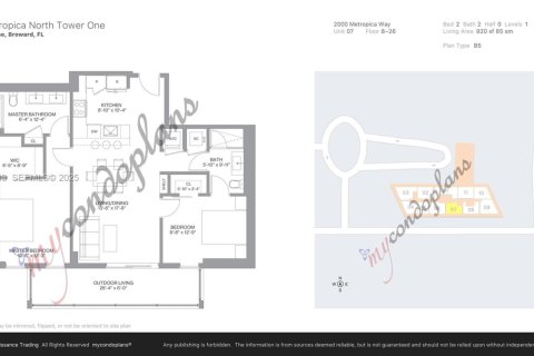 Condominio en alquiler en Sunrise, Florida, 2 dormitorios, 85.47 m2 № 2059914 - foto 19