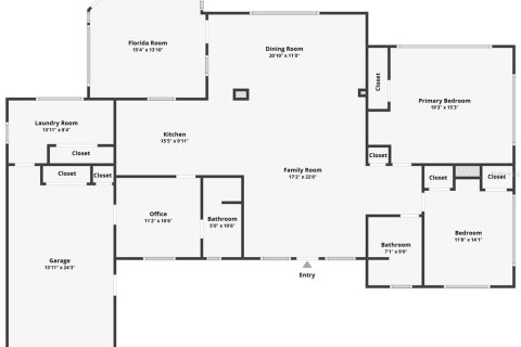 Купить виллу или дом в Дебари, Флорида 4 комнаты, 145.67м2, № 1566015 - фото 25