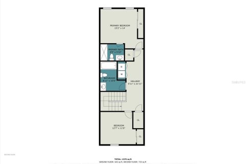 Townhouse in Kissimmee, Florida 3 bedrooms, 110.27 sq.m. № 2167066 - photo 27