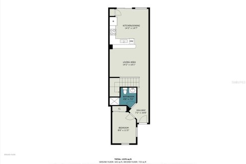 Townhouse in Kissimmee, Florida 3 bedrooms, 110.27 sq.m. № 2167066 - photo 26