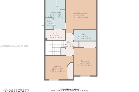 Купить таунхаус в Окленд-Парк, Флорида 3 спальни, 140.65м2, № 1898039 - фото 29