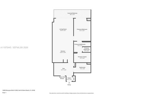 Copropriété à vendre à North Miami Beach, Floride: 1 chambre, 87.05 m2 № 2042121 - photo 25
