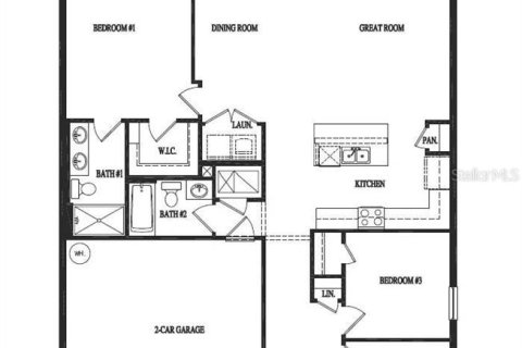 House in Plant City, Florida 3 bedrooms, 123.37 sq.m. № 1919850 - photo 2