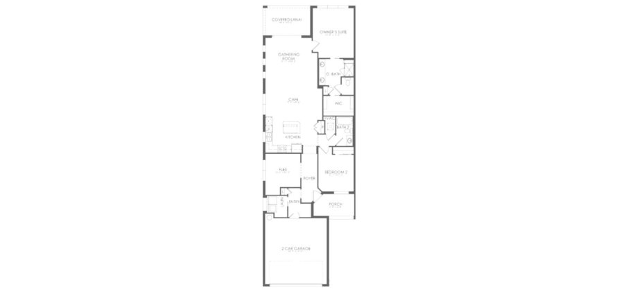 House in RIVER HALL COUNTRY CLUB in Alva, Florida 2 bedrooms, 146 sq.m. № 36049