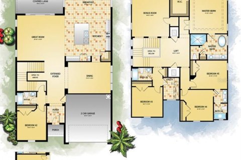 House in Tampa, Florida 5 bedrooms, 351.54 sq.m. № 1561410 - photo 3