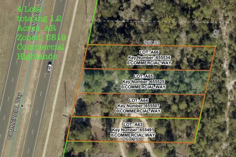 Land in Weeki Wachee, Florida № 2118752