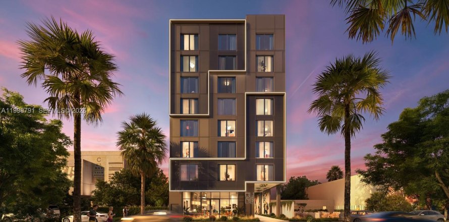 Estudio en el Condominio en Miami, Florida  № 2066648