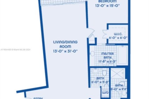 Copropriété à louer à Miami, Floride: 2 chambres, 107.58 m2 № 1754400 - photo 9