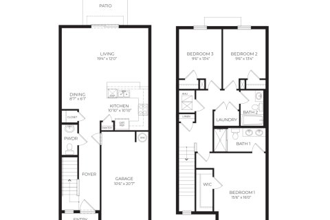Townhouse in Davenport, Florida 3 bedrooms, 135.92 sq.m. № 1791967 - photo 1