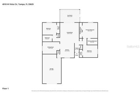 House in Tampa, Florida 3 bedrooms, 119.75 sq.m. № 2383340 - photo 2