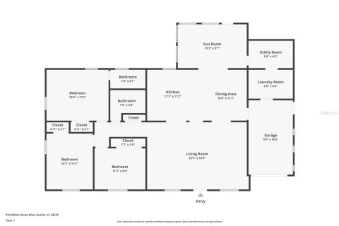 Casa en venta en Ruskin, Florida, 3 dormitorios, 129.88 m2 № 1909730 - foto 27