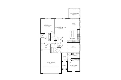 House floor plan «155SQM», 2 bedrooms in DEL WEBB NAPLES
