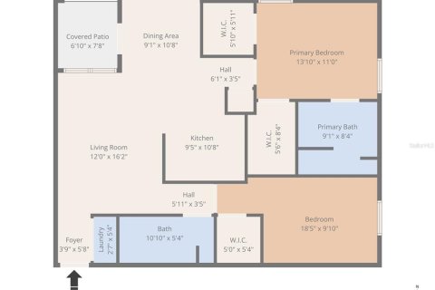 Copropriété à vendre à Tampa, Floride: 2 chambres, 106.47 m2 № 2093691 - photo 6