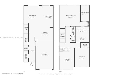Condominio en alquiler en Coral Springs, Florida, 3 dormitorios, 151.71 m2 № 1893015 - foto 1