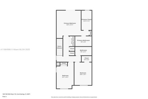 Condominio en alquiler en Coral Springs, Florida, 3 dormitorios, 151.71 m2 № 1893015 - foto 2